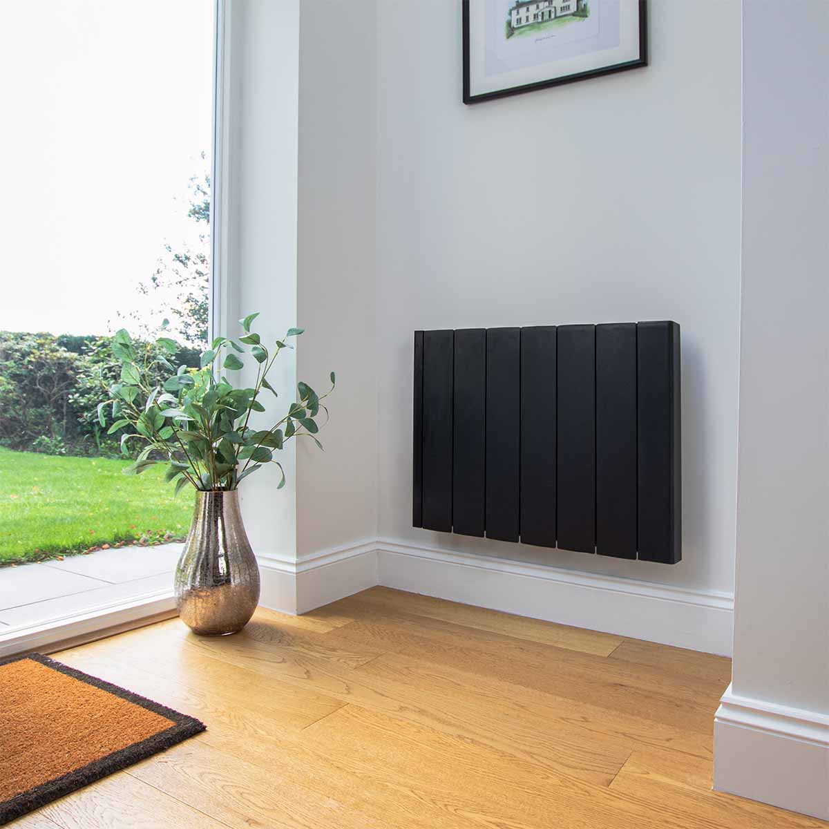Internal Channel Ceramic Radiator Meet the New iQ Ceramic in Black - Ecostrad